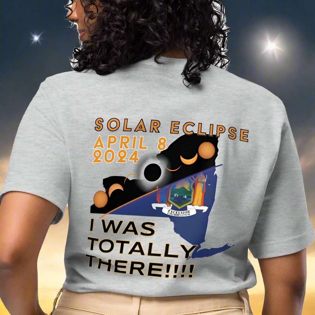 2024 Solar Eclipse - NY T-Shirt (Made In The USA!)