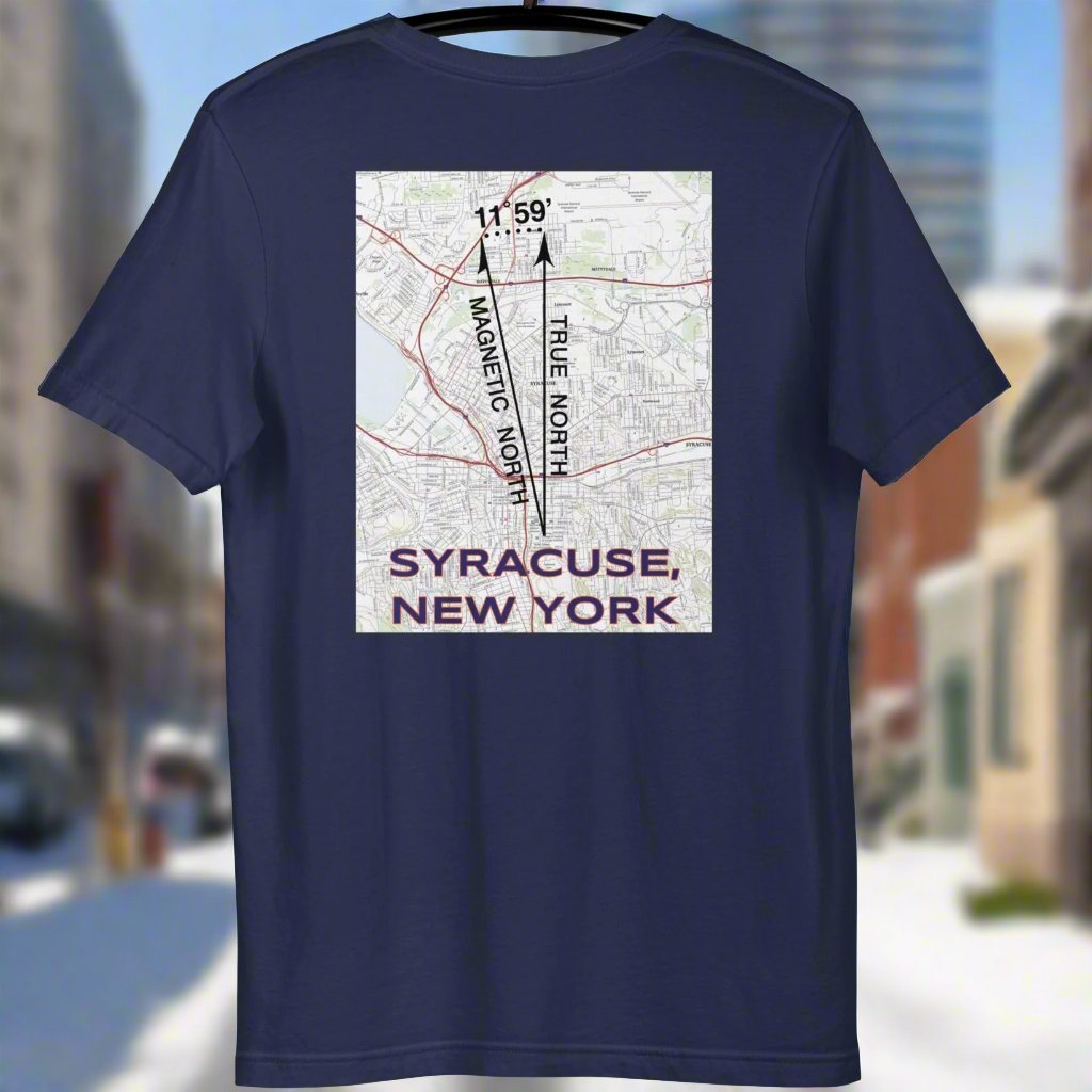 Syracuse, NY - True North Topo T-Shirt