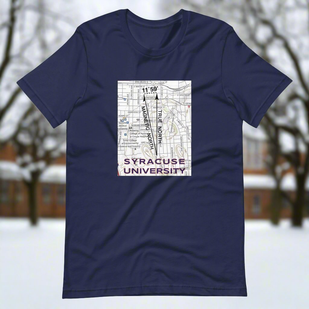 Syracuse University, NY - True North Topo T-Shirt