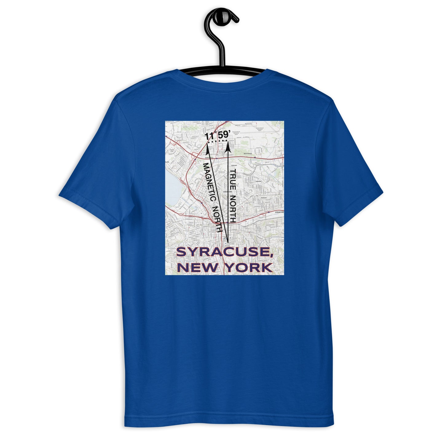 Syracuse, NY - True North Topo T-Shirt