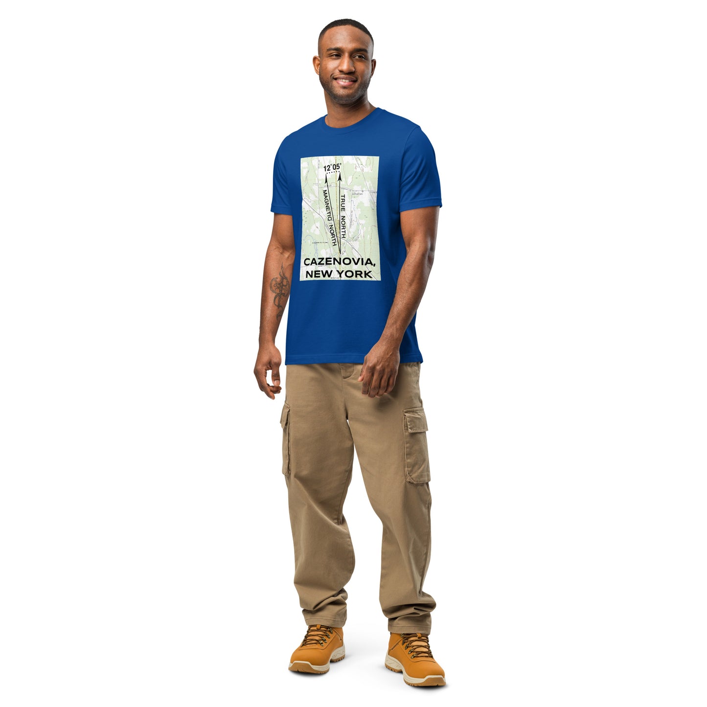 Cazenovia, NY - True North Topo T-Shirt