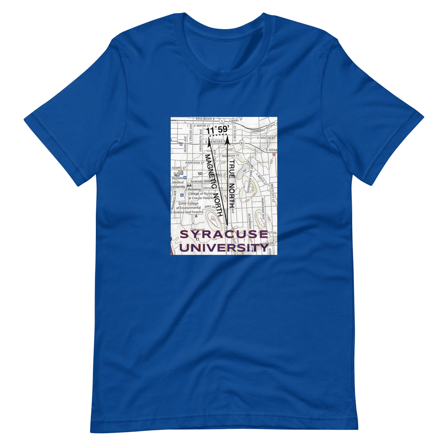 Syracuse University, NY - True North Topo T-Shirt