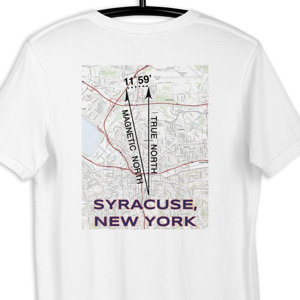 Syracuse, NY - True North Topo T-Shirt