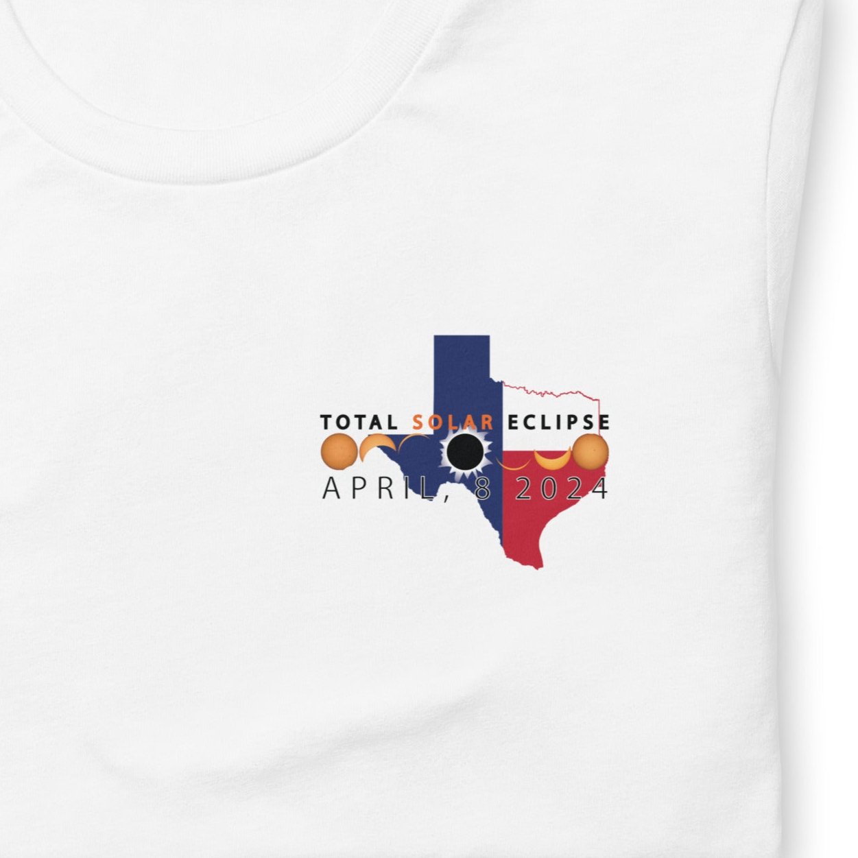 2024 Solar Eclipse - TX T-Shirt (Made In The USA!)