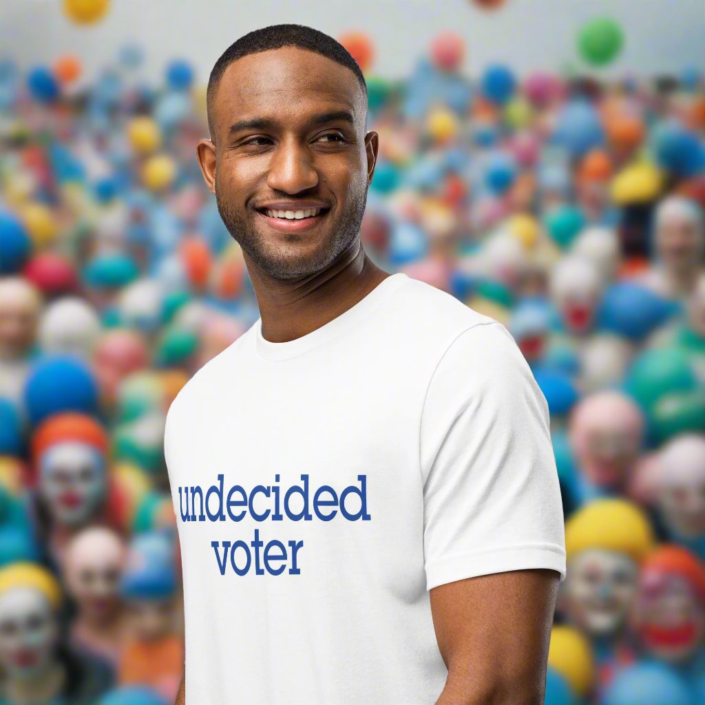 undecided voter t-shirt - The Nondescript Collection fnar