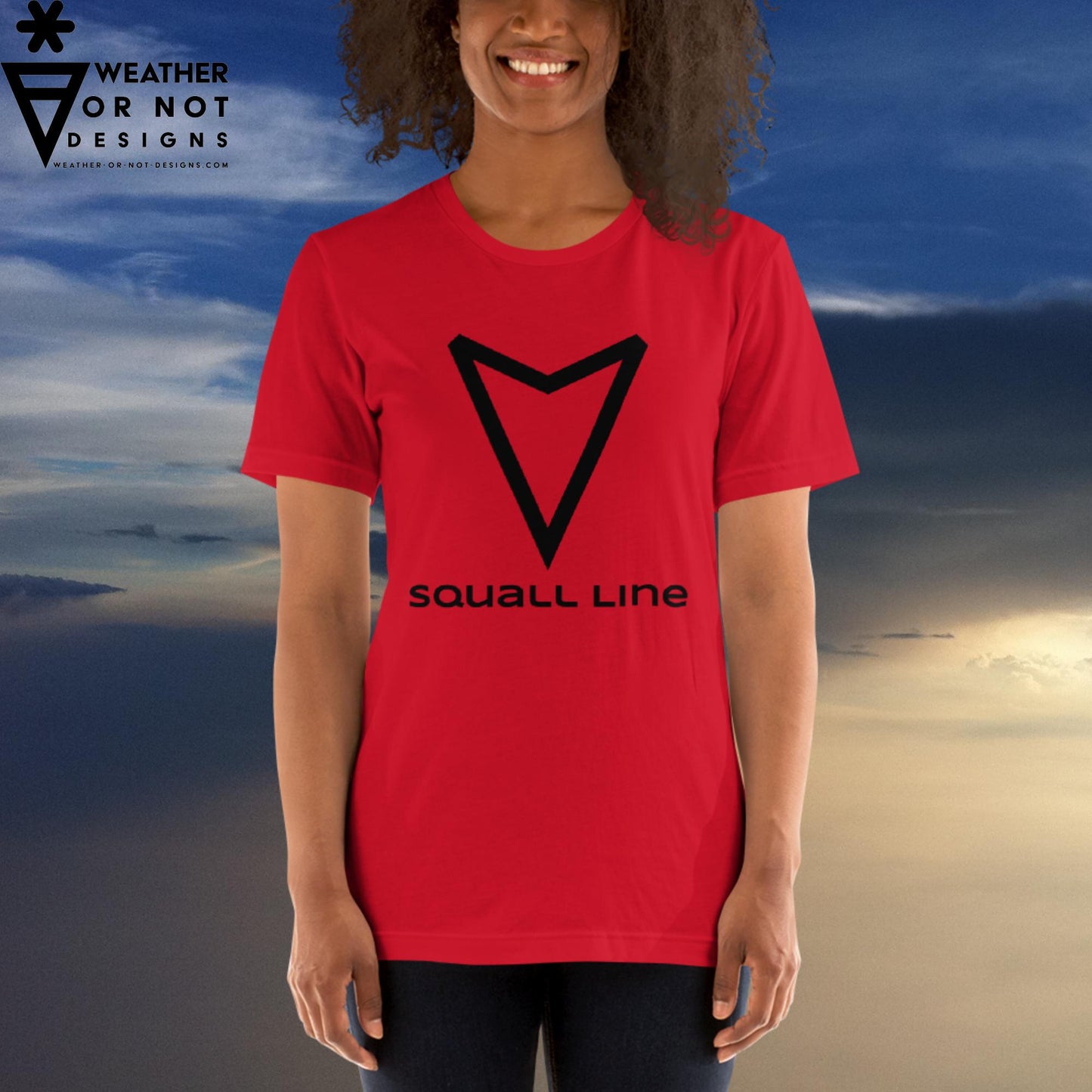 SQUALL Line Wx Symbol (18) Tee