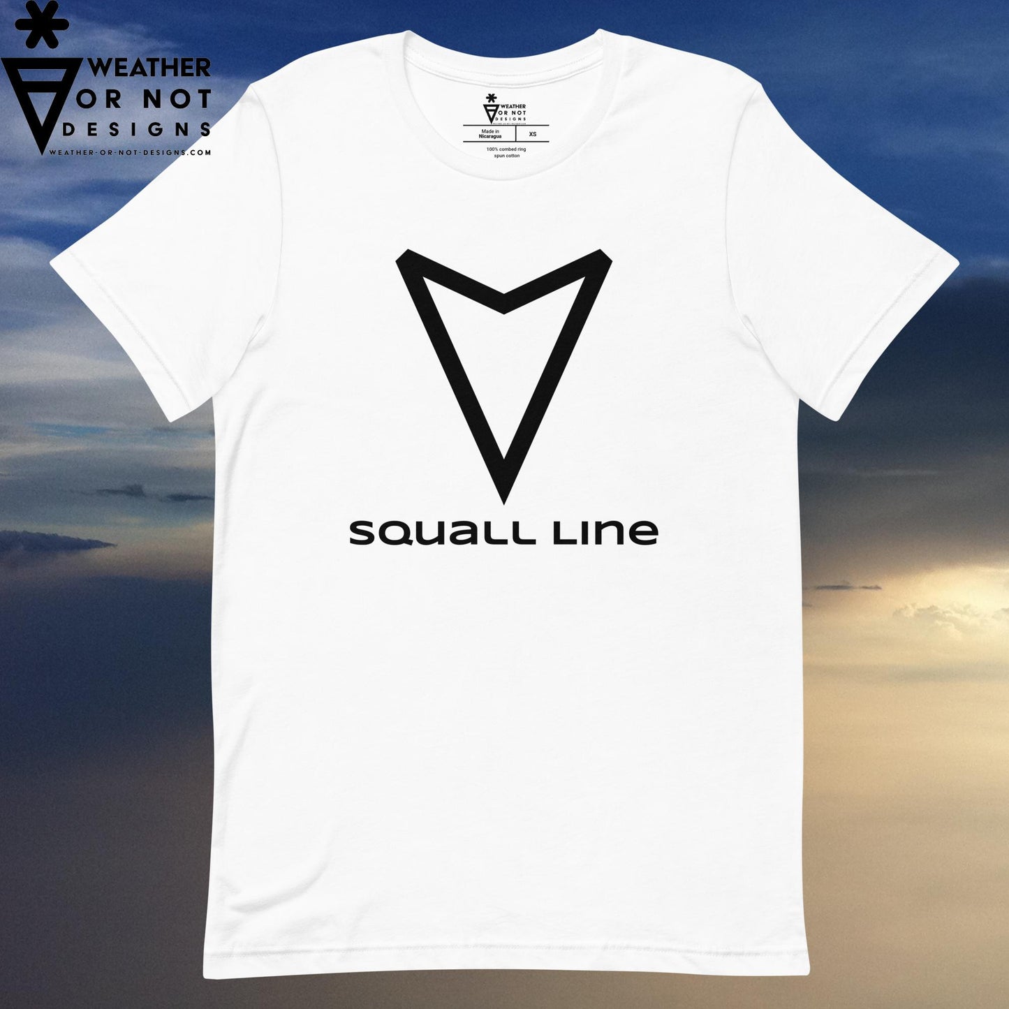 SQUALL Line Wx Symbol (18) Tee