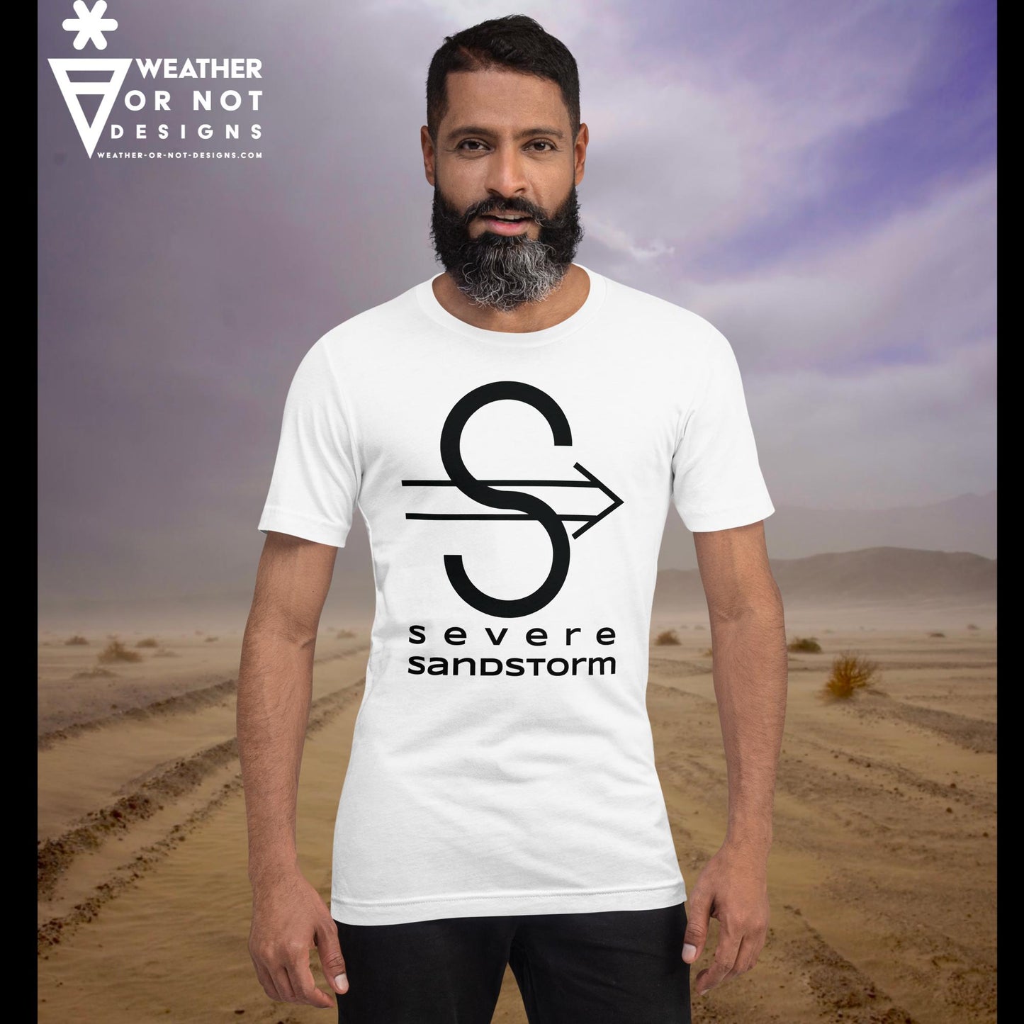 SEVERE DUSTSTORM / SANDSTORM Wx Symbol (34) Tee