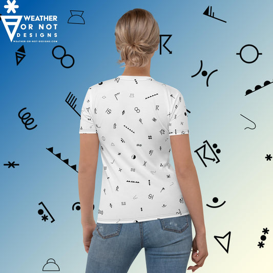 Weather Symbols Women's shirt