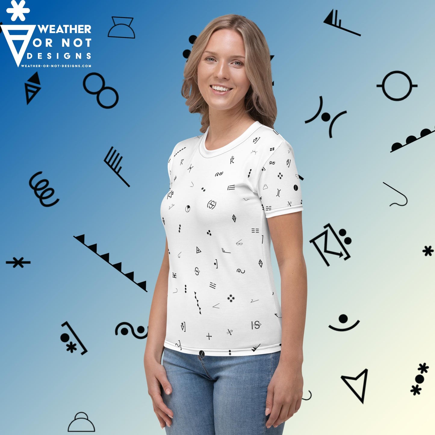 Weather Symbols Women's shirt