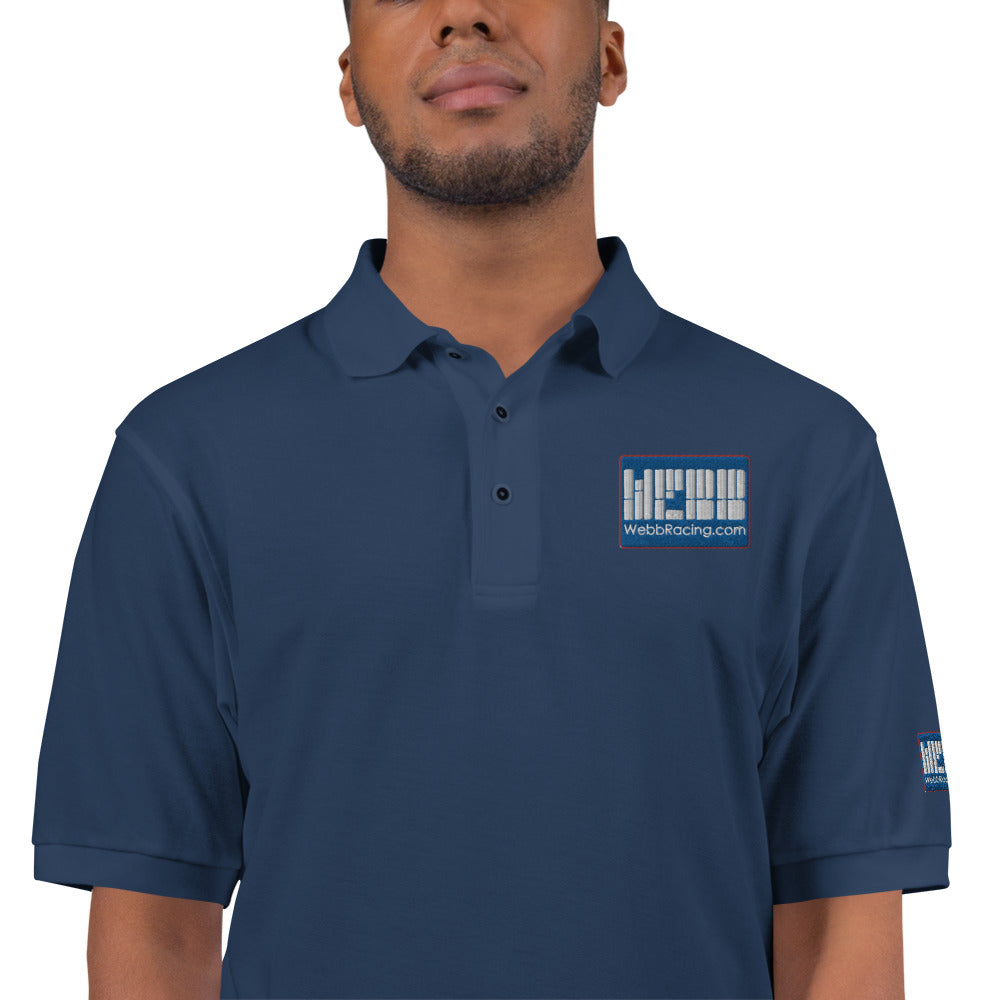 Webb Racing Men's Premium Polo