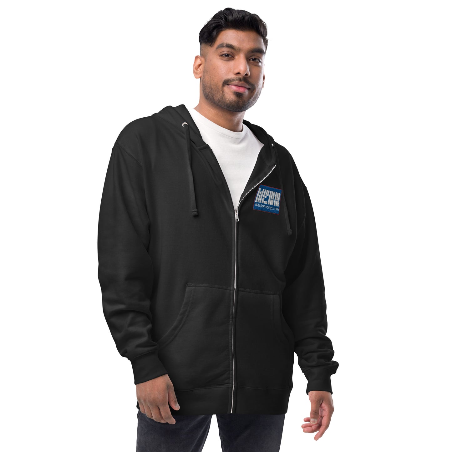 Webb Racing Unisex fleece zip up hoodie