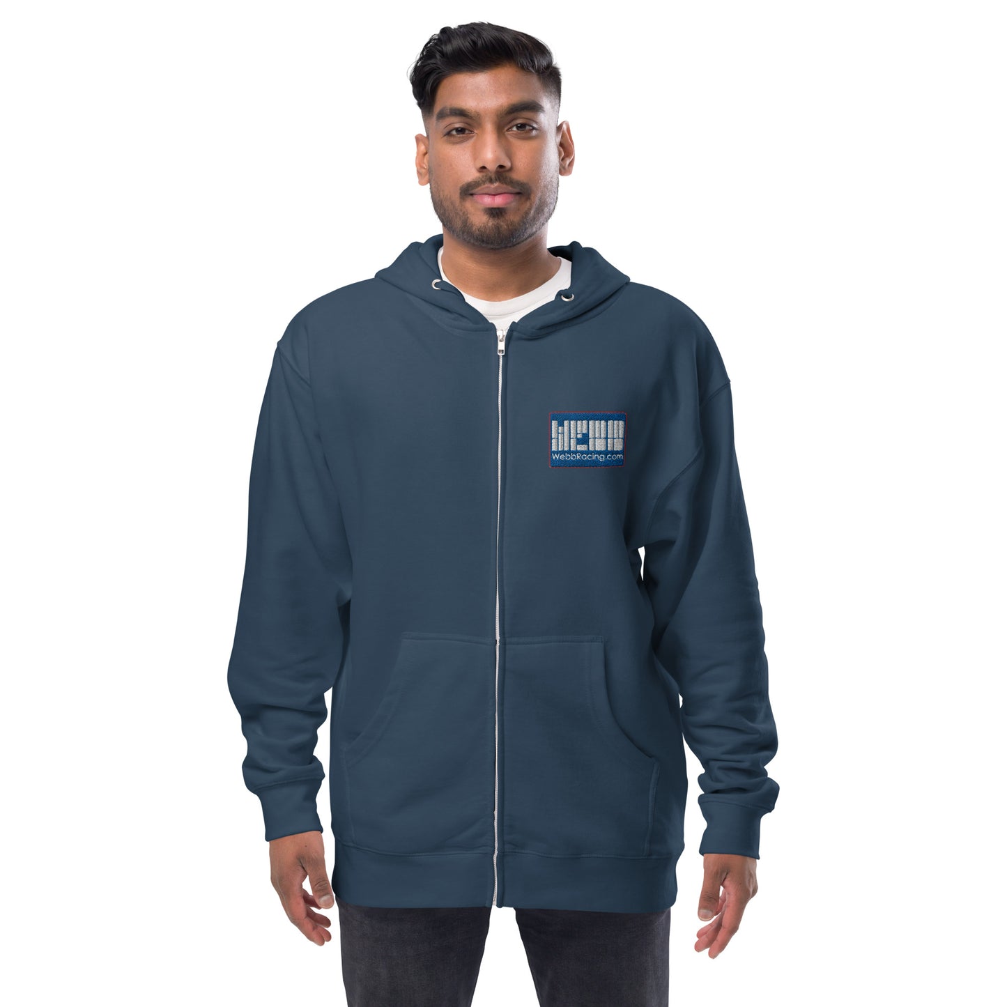 Webb Racing Unisex fleece zip up hoodie