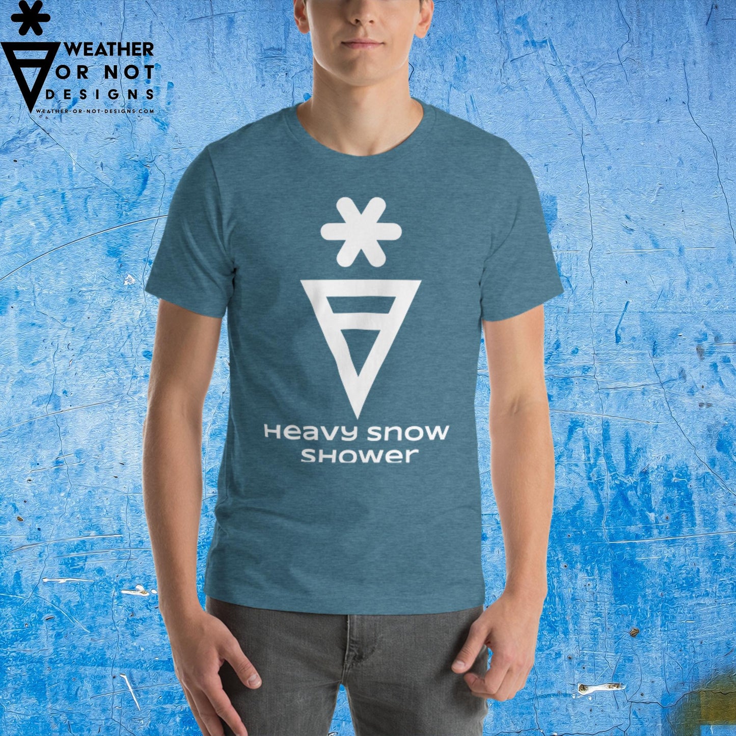 SNOW SHOWER - HEAVY Wx Symbol (86) Tee