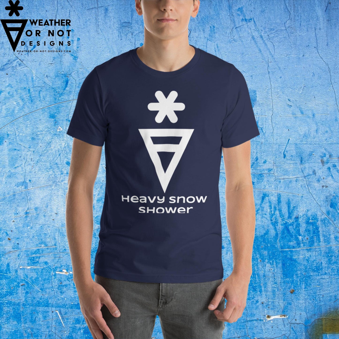 SNOW SHOWER - HEAVY Wx Symbol (86) Tee