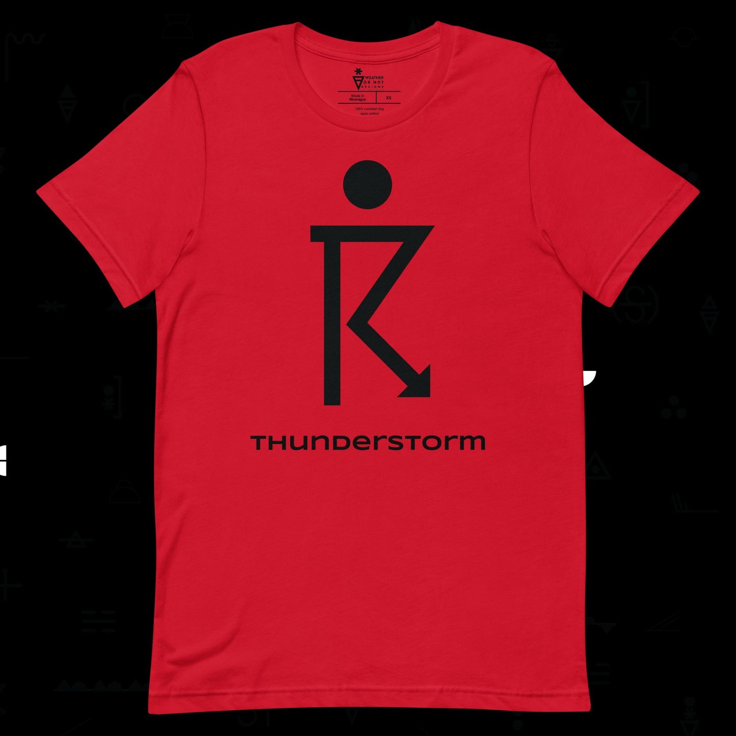 THUNDERSTORM Wx Symbol (95) Tee