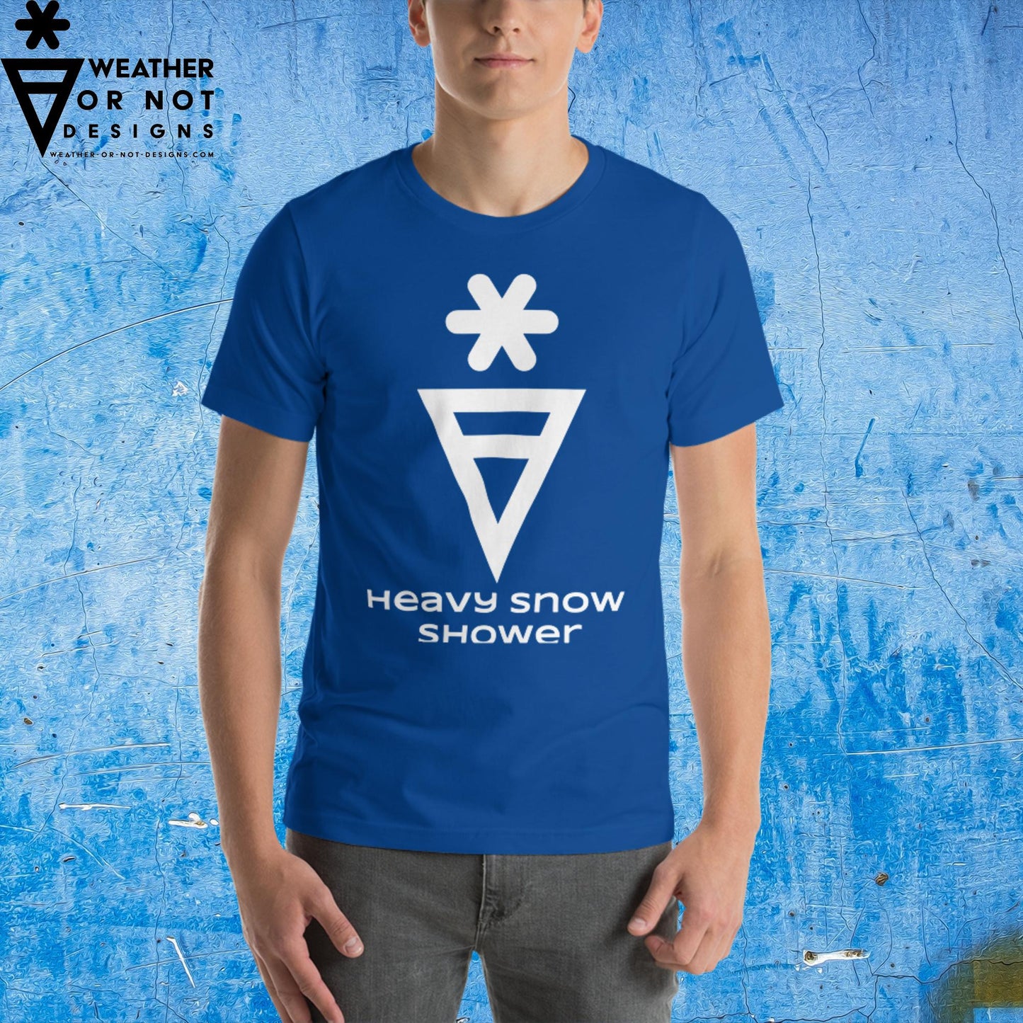 SNOW SHOWER - HEAVY Wx Symbol (86) Tee